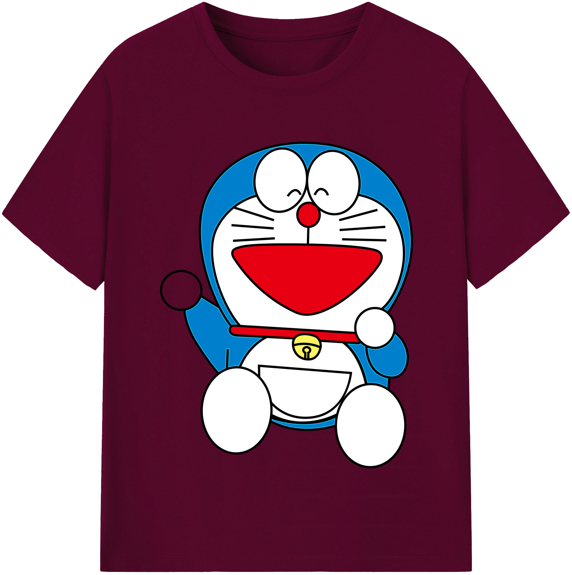 （画像用） ドラえもん Doraemon レディースカジュアルプリントTシャツ（綿100％）